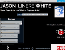 Tablet Screenshot of jasonlinerewhite.com